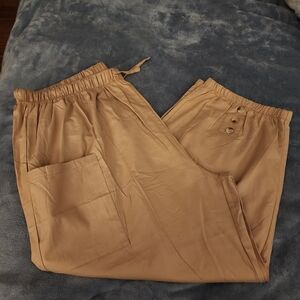 WOMENS PLUS SIZE Tan Casual Pants